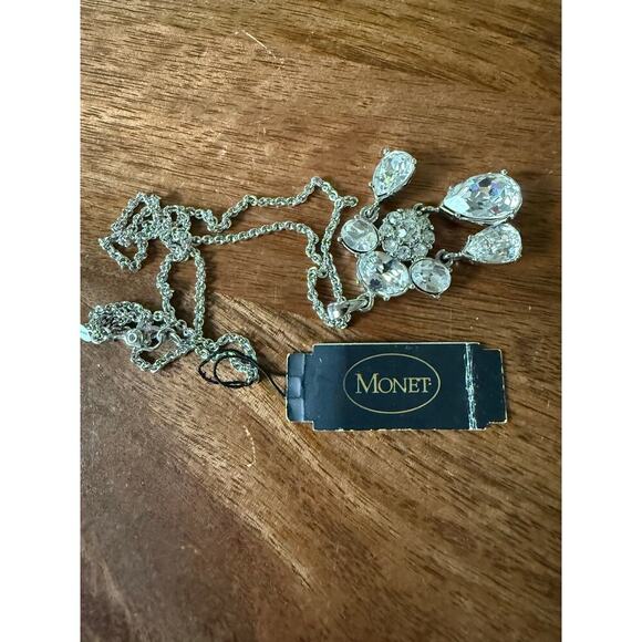 NWT Monet 20’ Silver costume Jewlery necklace - Picture 3 of 5